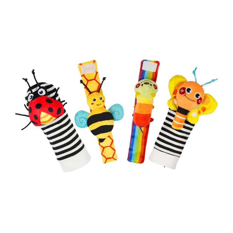 baby toys wrist foot rattle