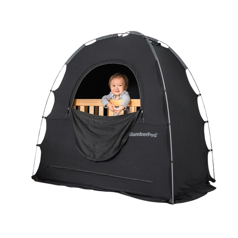 Slumberpod with fan in black