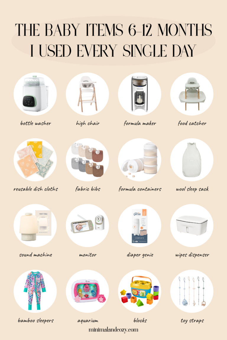 Baby Items I Used Every Day From 6–12 Months (and Would 100% Purchase Again)
