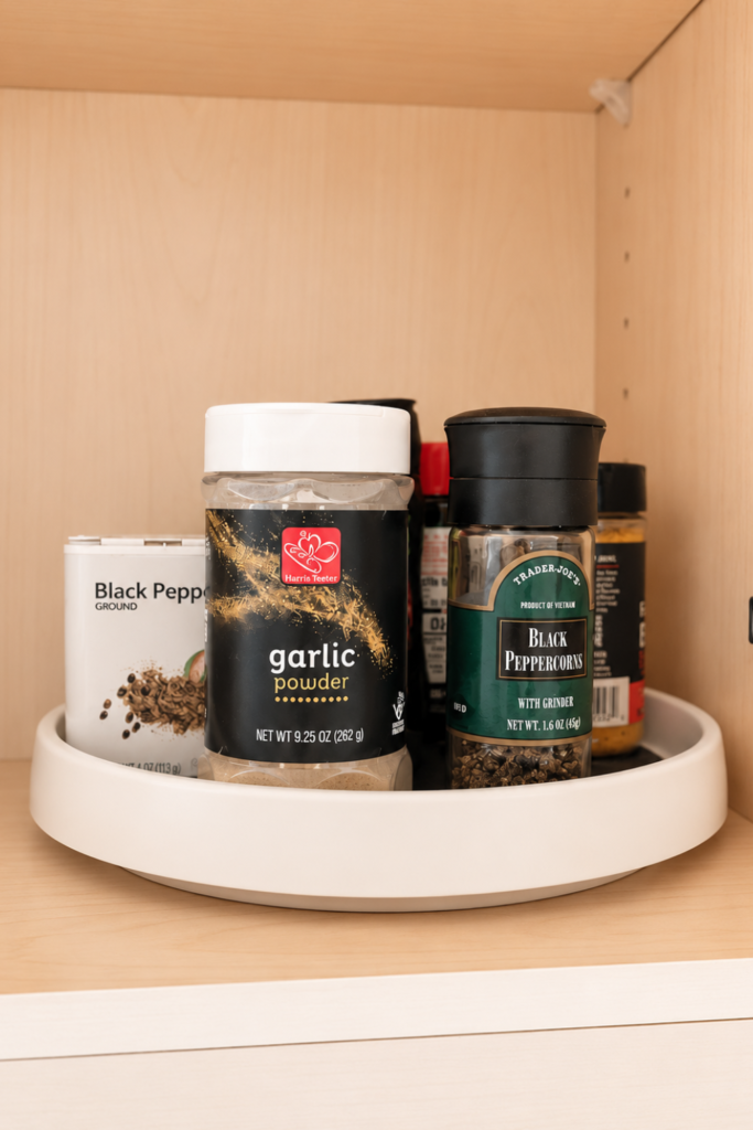 cabinet-turntable-organizers