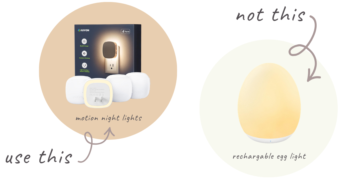night lights vs egg light