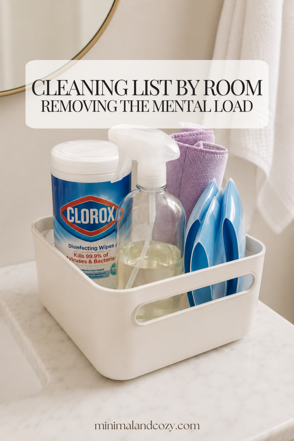 Cleaning List by Room: Removing the Mental Load
